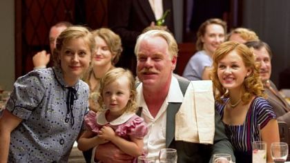 Amy Adams, left, and Philip Seymour Hoffman star in "The Master."