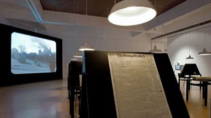 A fictional front page of the Evening Standard is part of the installation "Greenwich Degree Zero" by Rod Dickinson and Tom McCarthy. They based the work on a French anarchist's failed attempt to blow up the Greenwich Observatory in 1894.