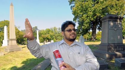 Saleemuddin Mohammad is organizing the effort to create a Muslim section at Chartiers Cemetery in Carnegie.