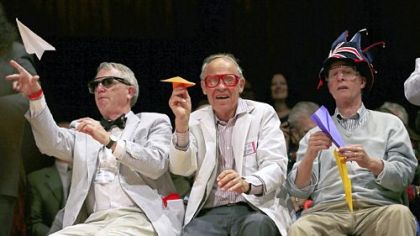 At the Ig Nobels: a bunch of cut-ups