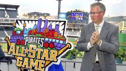 Kevin McClatchy at PNC Park in 2005 when he was general managing partner of the Pittsburgh Pirates.