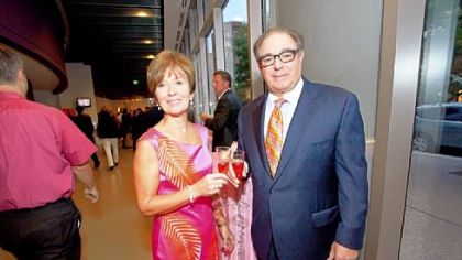 Chair Pamela Shaw DeMezza and David Brody.