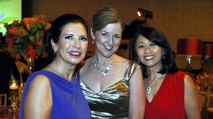 Gala chairs Beverly Wukich, Mary Ellen Wampler and Ruby Kang.