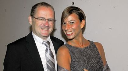Dr. Alan Russell and Maria Caruso.