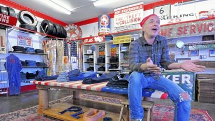 Since closing his Pittsburgh Jeans Co. store on the South Side, Lawrence Scott has refurbished an old gas station in New Eagle for his new online Plus jeans store.