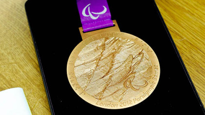 Trevon Jenifer's bronze medal, earned at the 2012 Paralympics in London.
