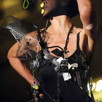 Accessories and refuse-inspired apparel by Faith Pongracz of Faith n' Khaos.