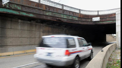 The Fancourt Street Bridge, long a scourge for over-height trucks headed to Pittsburgh's Strip District on the 10th St. Bypass, will close Thursday, Sept. 27, for reconstruction.