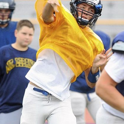 Tyler Roth is enjoying a fine season as Blue Devils QB.