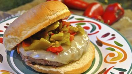 Green Chile Cheeseburger (see recipe below).