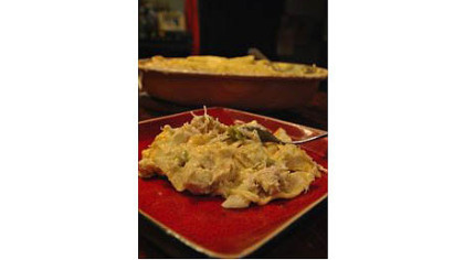 Green Chile Chicken Enchilada Casserole (see recipe below).