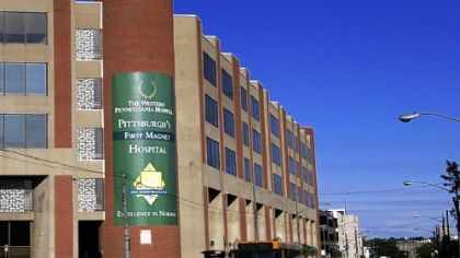 West Penn Hospital in Bloomfield.