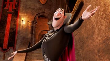 Adam Sandler provides the voice of Dracula, keeper of "Hotel Transylvania."