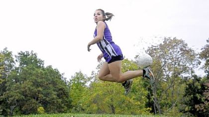 Baldwin's Alicia Mastroianni competes in both cross country and soccer.