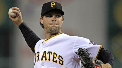 Pirates starting pitcher Kyle McPherson delivers during the first inning.