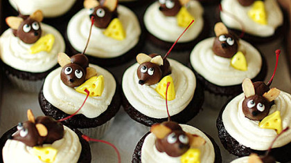 The cupcakes baked by actress Gracie Dzienny.