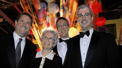 Alice Jenkins with sons Ted, Davis and Walter.
