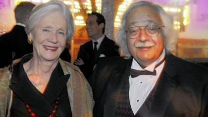Carol Brown and Benedum architect Albert Filoni.