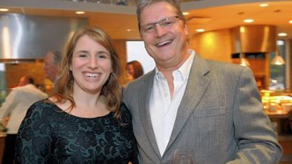 Executive director Heather McElwee and Roger Slayton.