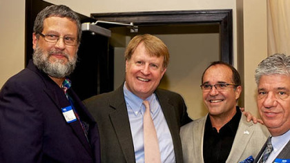 Joe Manich, Rich Fitzgerald, Victor H Diaz and Sen. Wayne Fontana.