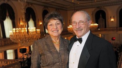 POA president Nancy Traina and John.