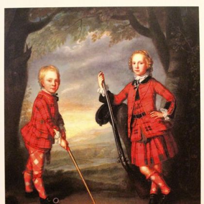 Sir James Macdonald and Sir Alexander Macdonald by William Mossman, an oil on canvas at the Scottish National Portrait Gallery.