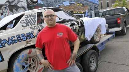Jason Sauer's show, "A Vehicular Abstraction," will include 15 art cars, three of whose owners Mr. Sauer met on the road.