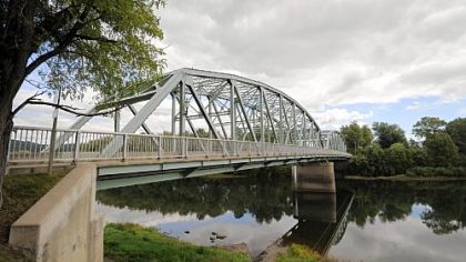 The Rt. 44 bridge across the Pine Creek in the town of Jersey Shore, Pa.