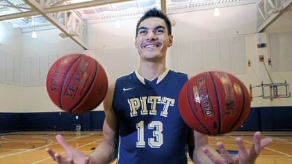 Steven Adams, a 7-foot freshman center from New Zealand, prepares for Pitt's upcoming basketball season.