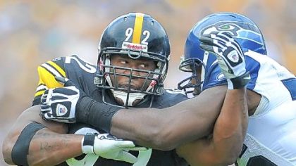 The Steelers hope the return of James Harrison will stabilize a struggling defense.
