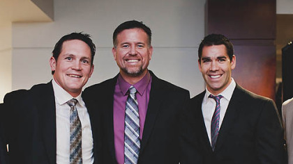 Matt Cooke, Sean Casey and Pascal Dupuis