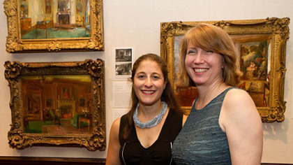 Curators Isabel Taube and Sarah Hall