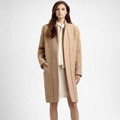 Chloe lace coat, $2,995 at Saks Fifth Avenue or www.saksfifthavenue.com.