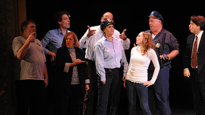 The ensemble performs in Off the Record XII: Reassess This!