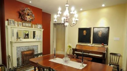 Dining room of the home of Ty and Sue Ely.