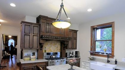 Kitchen of Mark and Mary Pent's home in Shadyside.