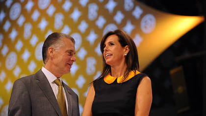 Art Rooney II and wife, Greta.