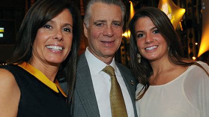 Greta and Art Rooney II with daughter Mary Greta