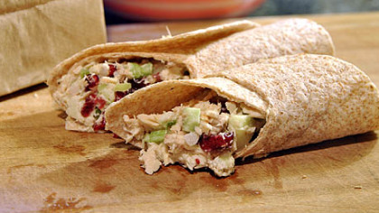 Super Crunch Apple-Cranberry Tuna Wrap