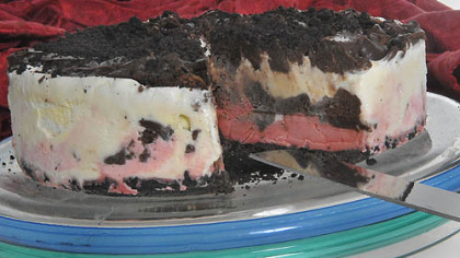 Crumb-y ice cream pie.