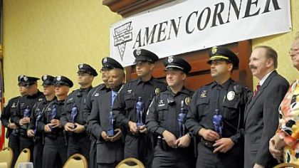 University of Pittsburgh Police receive the 911 Quick Response Award at the 12th Annual Senator John Heinz Law Enforcement Awards for their quick response to the Western Psychiatric Institute & Clinic incident.