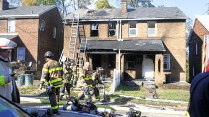 The house at 951 Mirror St., where the children died.