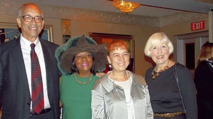 Historian and Professor Laurence Glasco,  Peggy  B. Harris (President and CEO of Three Rivers Youth) Jessie B. Ramey (author and visiting professor at University of Pittsburgh) and Mrs. Ingrid Glasco.