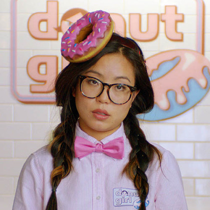 Michelle Ang plays Sophia, who wants to be a novelist but is working at a doughnut shop, in MTV's new series "Underemployed."