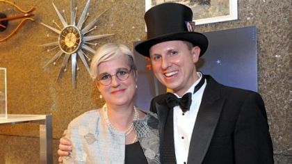 Co-curators Catherine Futter and Jason Bush