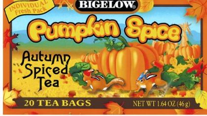Bigelow Pumpkin Spice Tea Autumn Spiced Tea.