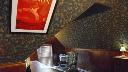 The private study on the third floor at 224 S. Church St. in Mount Pleasant.