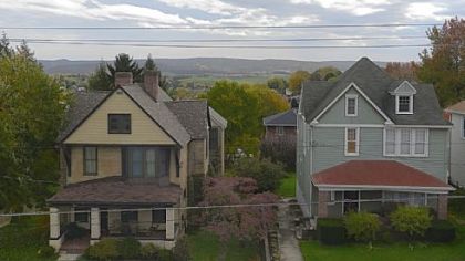 The view from the third floor at 224 S. Church St. in Mount Pleasant.