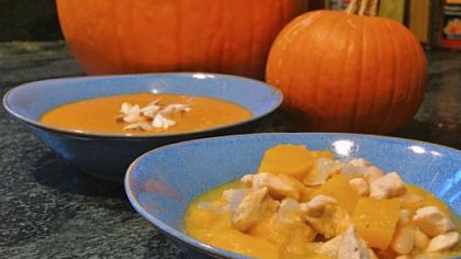 White Bean, Chicken and Pumpkin Chili.