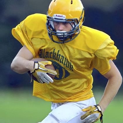 Blackhawk's Cole Chiappialle rushed for 404 yards on 33 carries Friday against Chartiers Valley.